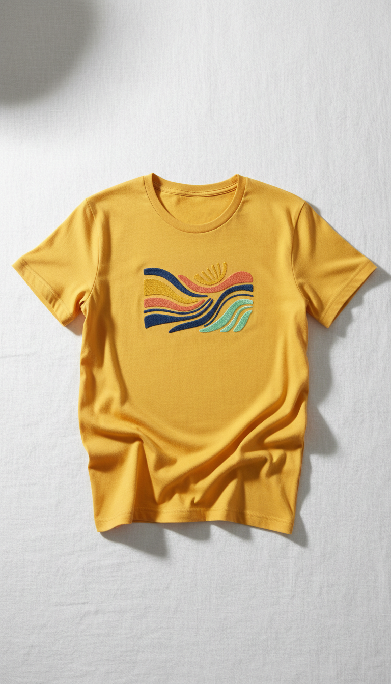 Personalized Sunbeam Yellow T-Shirt